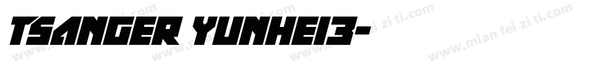 TSanger yunhei3字体转换